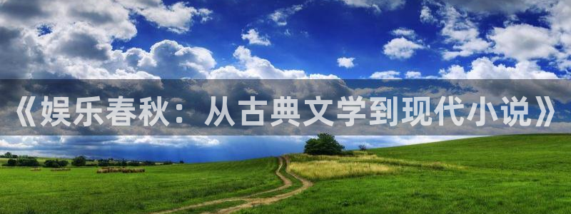wg电子：《娱乐春秋：从古典文学到现代小说》